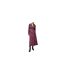 Womens/ladies A-line Midi Dress Black Pink French Connection-1