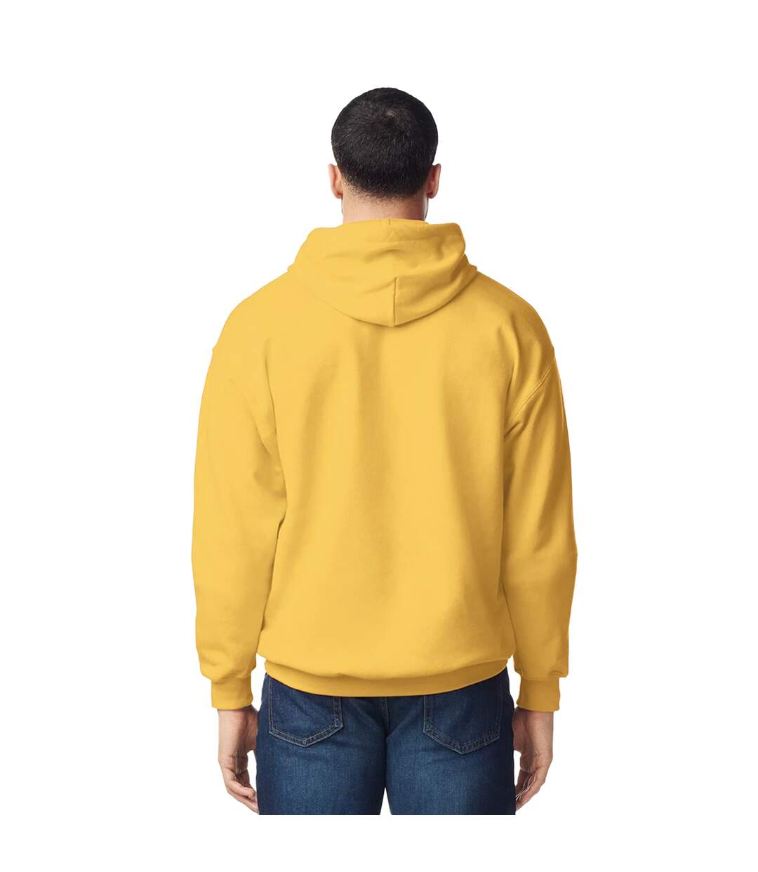 Sweat À Capuche Softstyle Adulte Jaune Marguerite Gildan-3