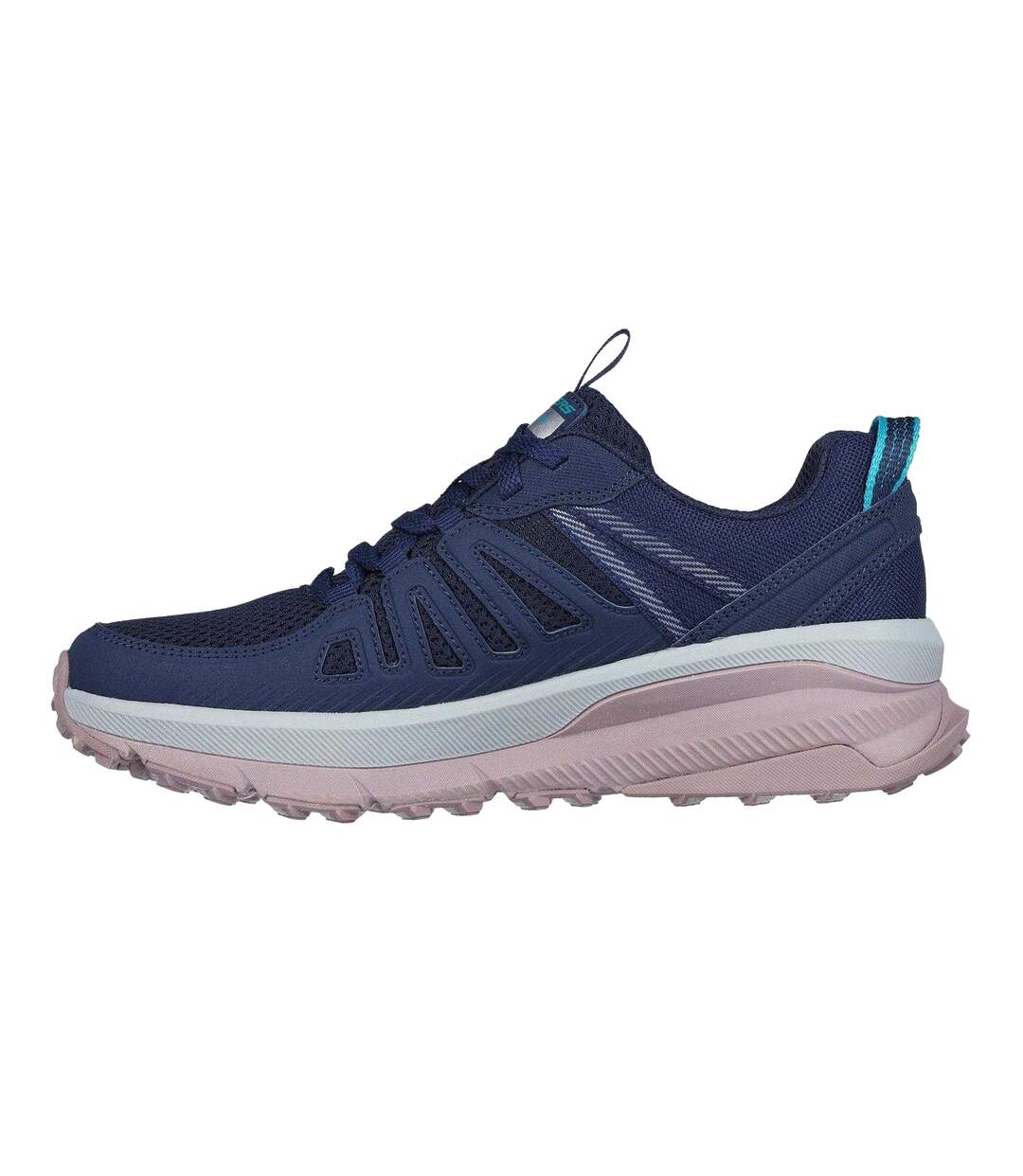Baskets Motif/style Superposées Femme Bleu Marine Skechers-2