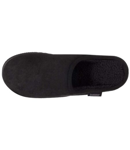 Isotoner Chaussons Mules homme ultra confortables, fourrée chaud et doux en sherpa, semelle moderne