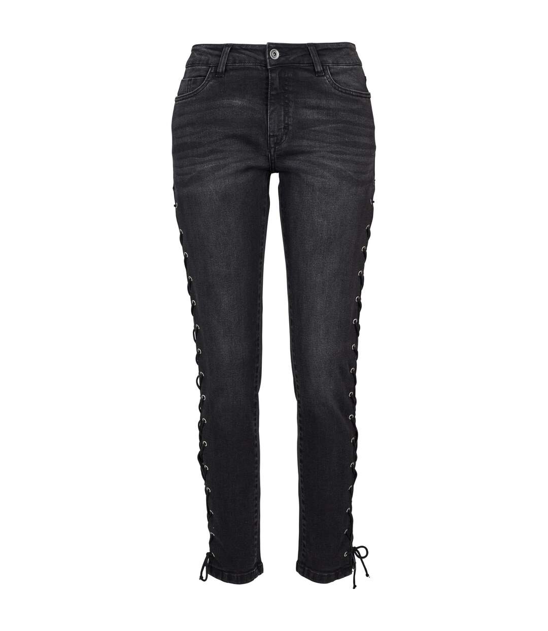 Jean Femme Noir Urban Classics-1