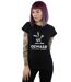 Disney T-shirt en coton avec logo Oswald Femme/Ladies (Noir) - UTBI15664-2