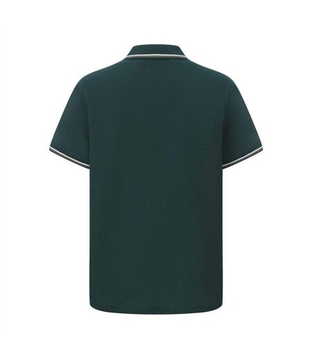 Polo Motif/style Rayure Contrastée Sur Bord Homme Vert Clair Slazenger