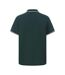 Polo Motif/style Rayure Contrastée Sur Bord Homme Vert Clair Slazenger-2