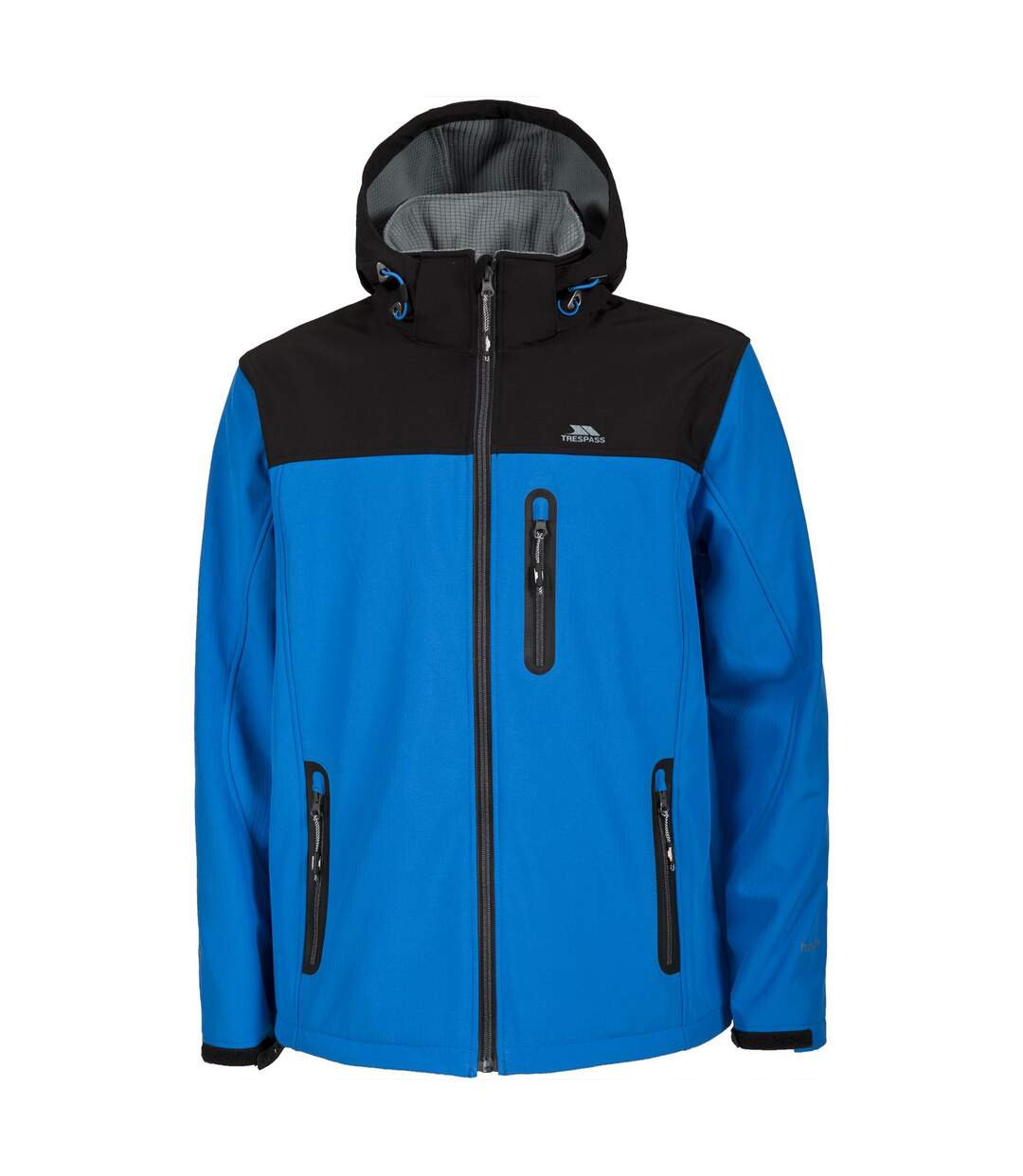 Veste softshell imperméable hebron homme bleu vif Trespass-1