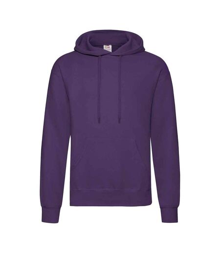 Sweat À Capuche Classic Adulte Violet Fruit Of The Loom