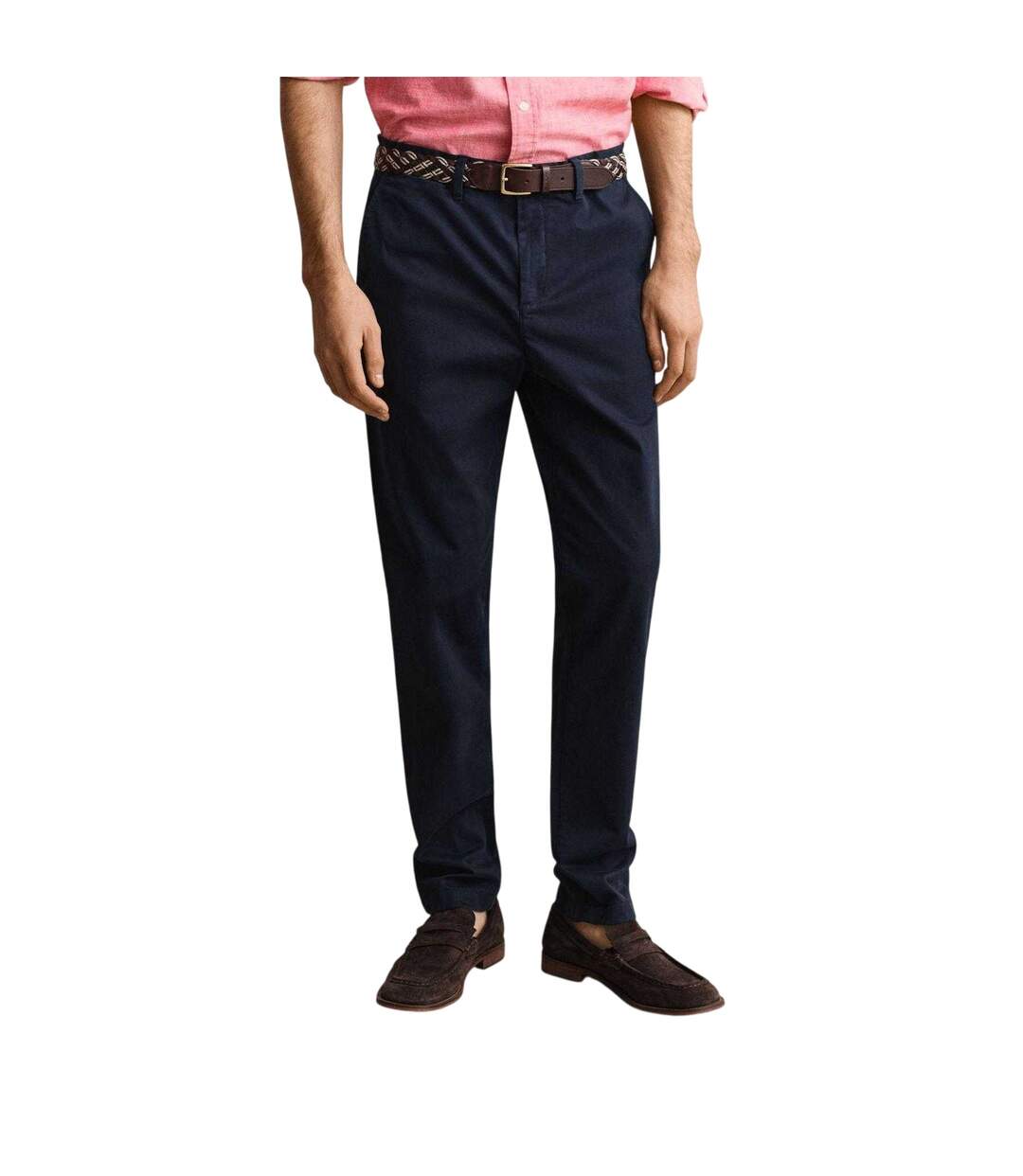 Mens Twill Chinos Evening Blue Gant-2