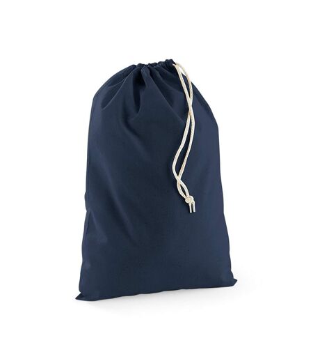 Westford Mill Cotton Stuff Bag - 8 fl oz To 10 Gal (Navy Blue) (L) - UTBC1220