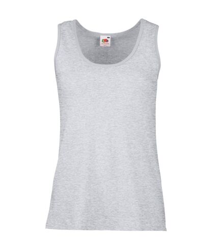 Fruit Of The Loom Ladies/Womens Lady-Fit Valueweight Vest (Heather Grey) - UTBC1355