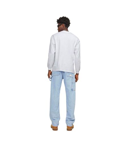 Mens Regular Long-sleeved T-shirt Bright White Jack And Jones