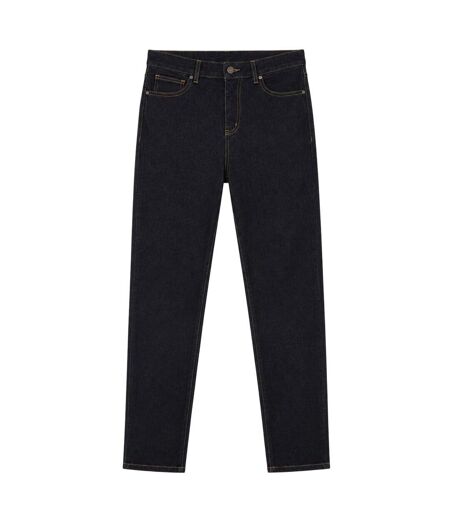 Womens/ladies Kiri Cotton Straight Leg Slim Jeans Mid Blue Biba