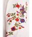 T-shirt long brodé manches 3/4-4