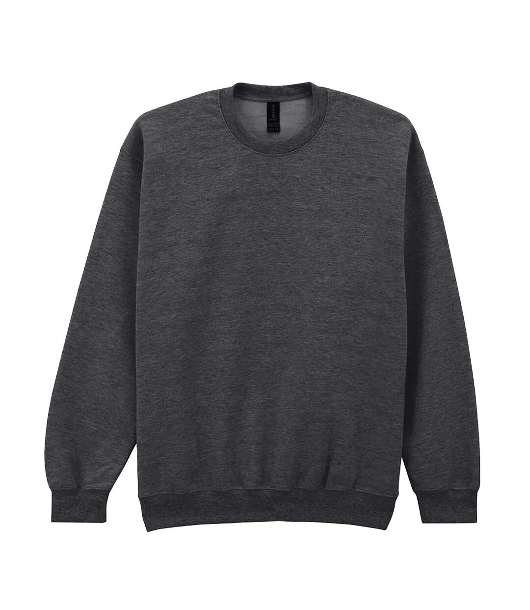 Sweat Softstyle Adulte Noir Chiné Gildan-2