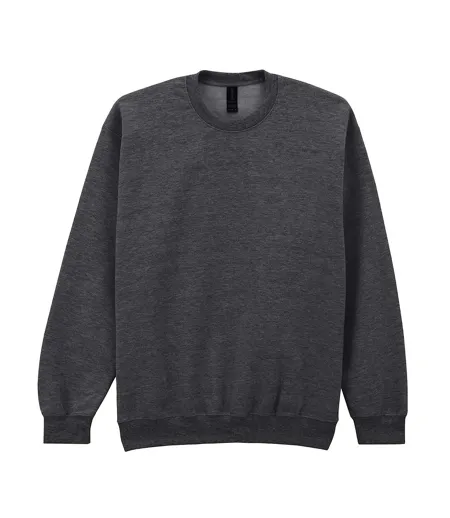 Sweat Softstyle Adulte Noir Chiné Gildan