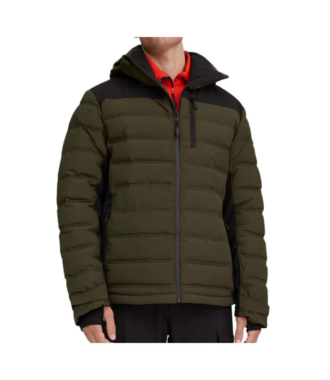 Doudoune de ski kaki homme o'neill igneous - l-1