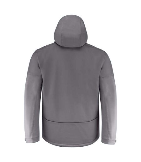 Mens Overlanding Soft Shell Jacket Steel Grey Printer