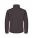 Mens Classic Soft Shell Jacket Dark Grey Clique-2