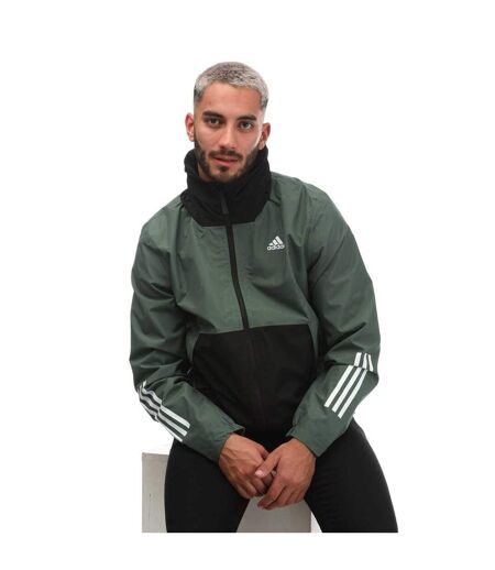 Veste homme vert / noir Adidas