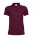 Tee Jays Womens/Ladies Luxury Stretch Short Sleeve Polo Shirt (Wine)