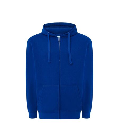 Veste À Capuche Motif/style Uni Adulte Bleu Roi JHK