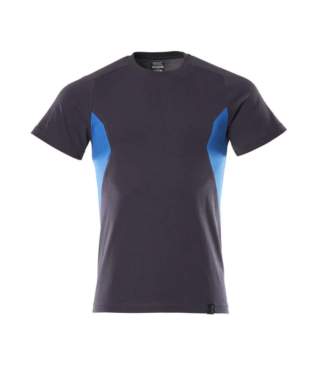 T-shirt Motif/style Détail Contrasté Accelerate Homme Bleu Marine Foncé Azur Mascot-1