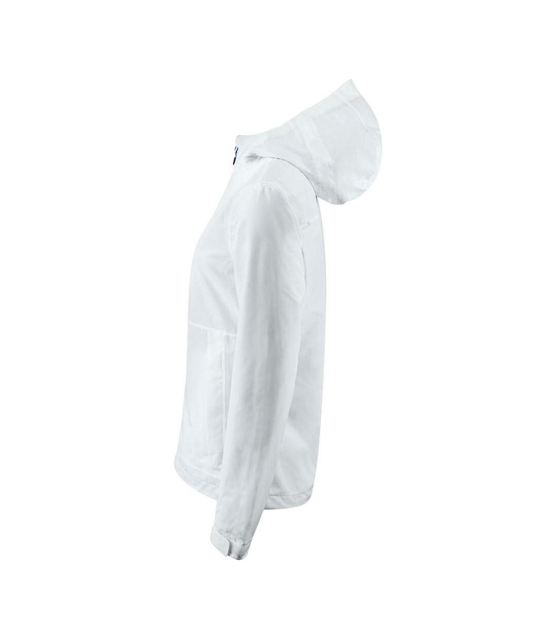 Womens/ladies Hiker Lady Jacket White Printer-3
