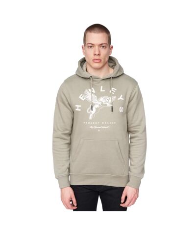 Sweat à capuche colhen homme vieux vert kaki Henleys