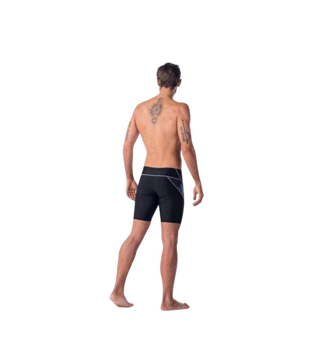 Slip De Bain Motif/style Logo Barid Homme Noir Bleu Aquawave-3
