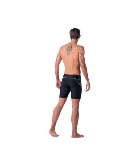 Slip De Bain Motif/style Logo Barid Homme Noir Bleu Aquawave