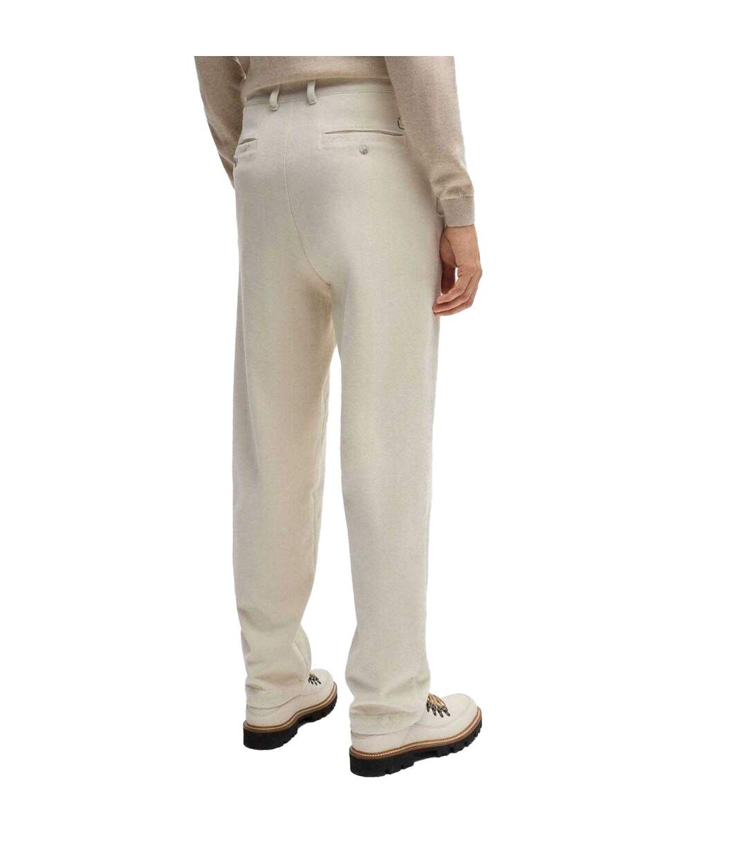 Pantalon Homme Blanc Boss-3