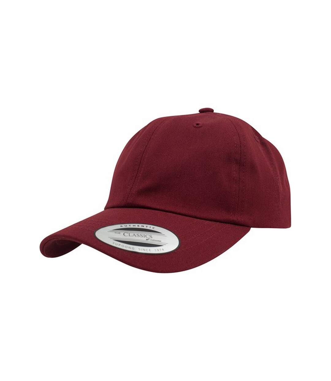 Casquette baseball adulte unisexe pourpre Yupoong-1