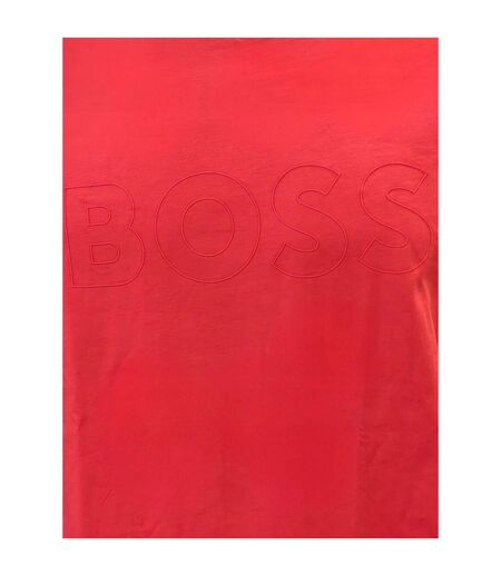 T-shirt Motif/style Logo Homme Rouge Boss