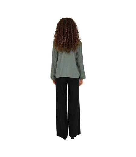 Chemise Manches Longues Motif/style À Pois Femme Gris Only