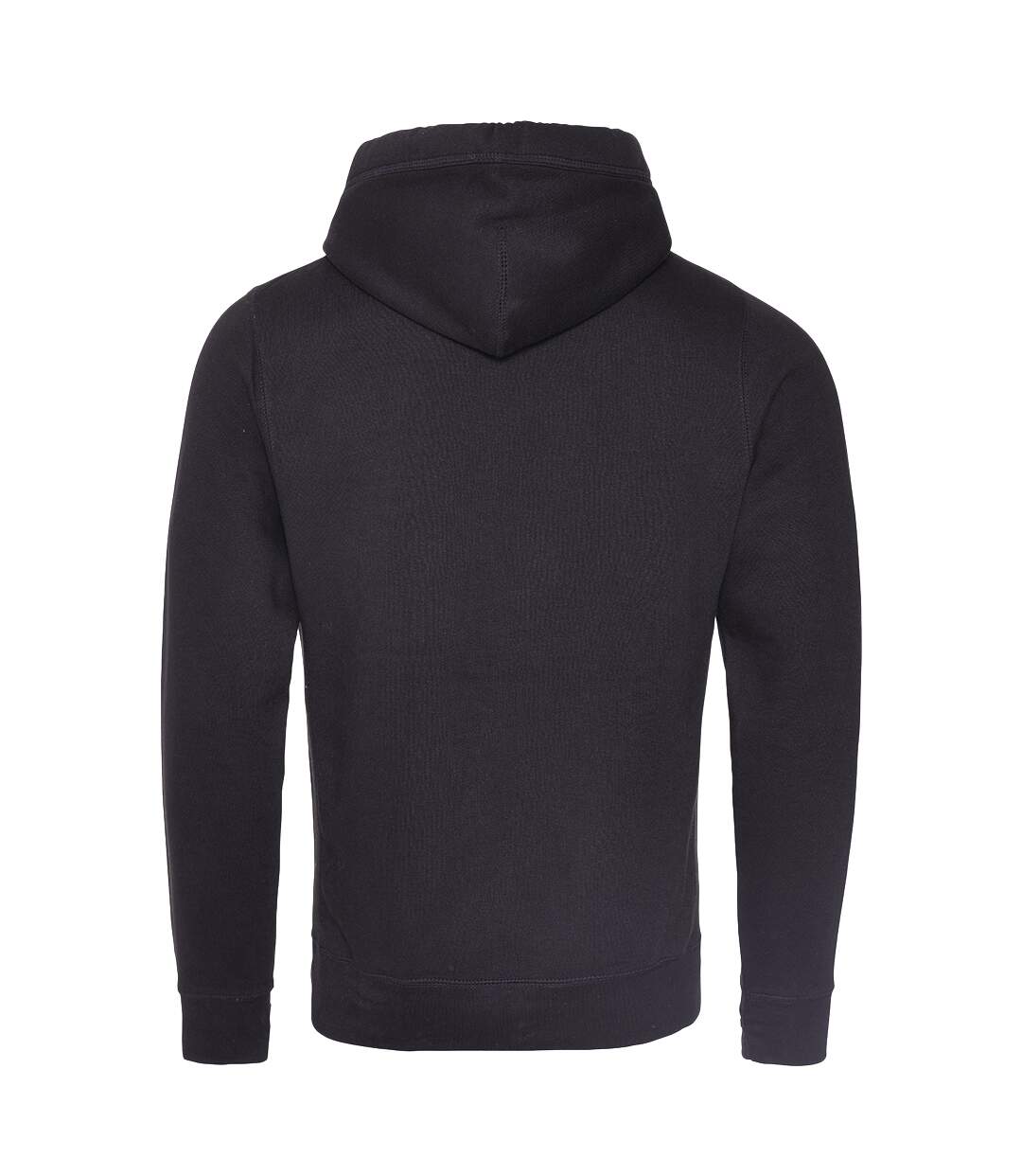 Hoods Mens Cross Neck Hoodie Black Smoke AWDis-2