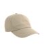 Casquette De Baseball Motif/style 5 Panneaux Dad Hat-s Adulte Beige Gris Atlantis Headwear-2