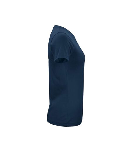 T-shirt Femme Bleu Marine Foncé Clique