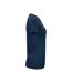 T-shirt Femme Bleu Marine Foncé Clique-4