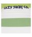 Womens/ladies Striped Button Neck Sweatshirt Multicoloured Lazy Jacks-4