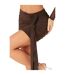 Mini Jupe Motif/style Ruché Femme Marron Missy Empire-1