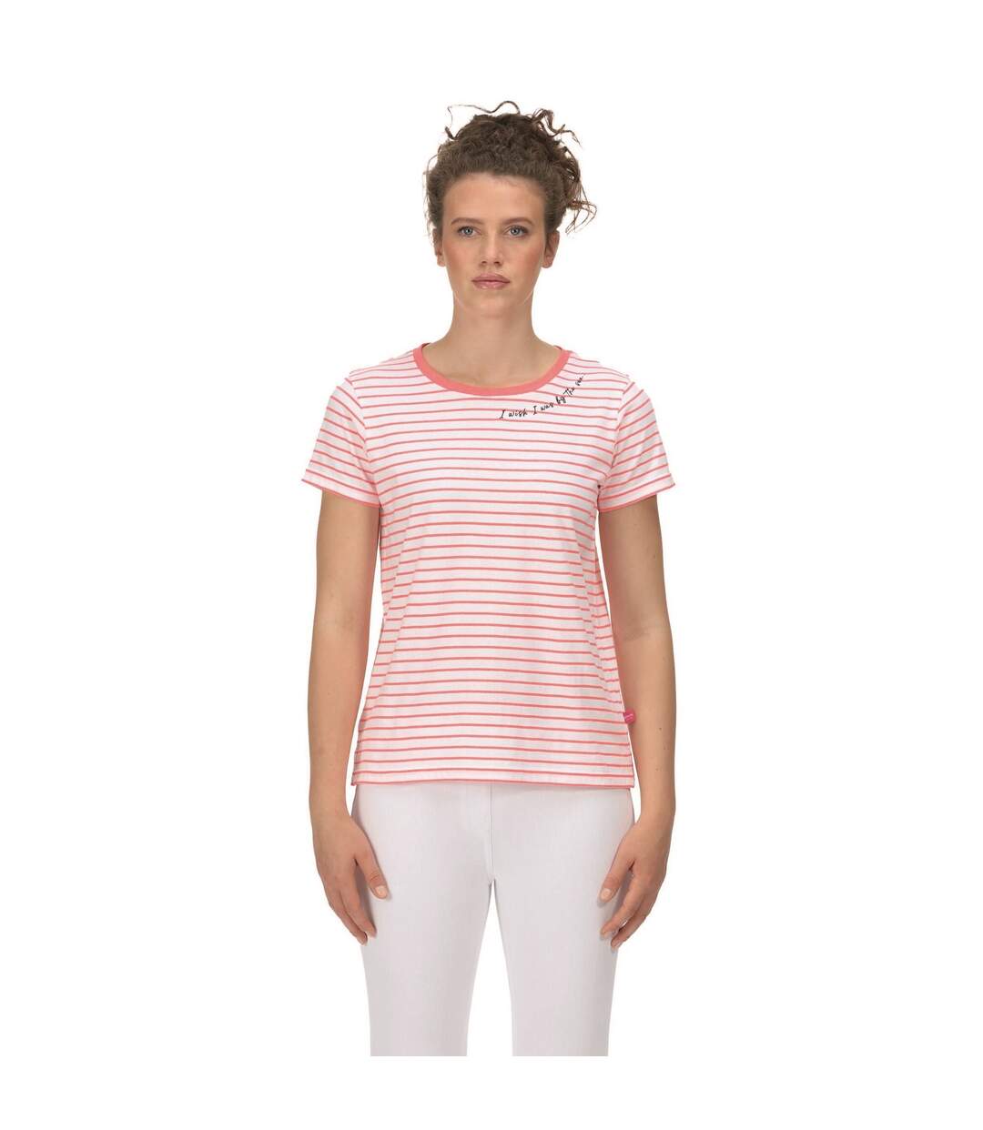 T-shirt odalis femme rose néon Regatta-3