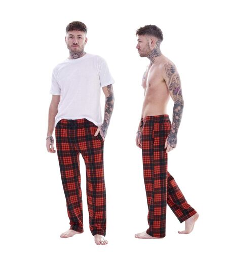 Pantalons De Détente Motif/style Tartan Homme Rouge Vert Keanu