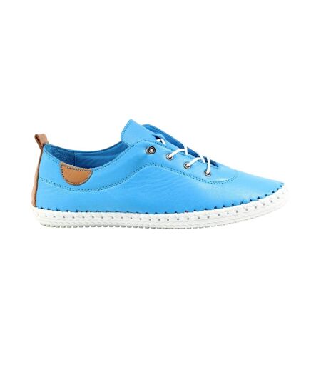 Tennis st ives femme bleu vif Lunar