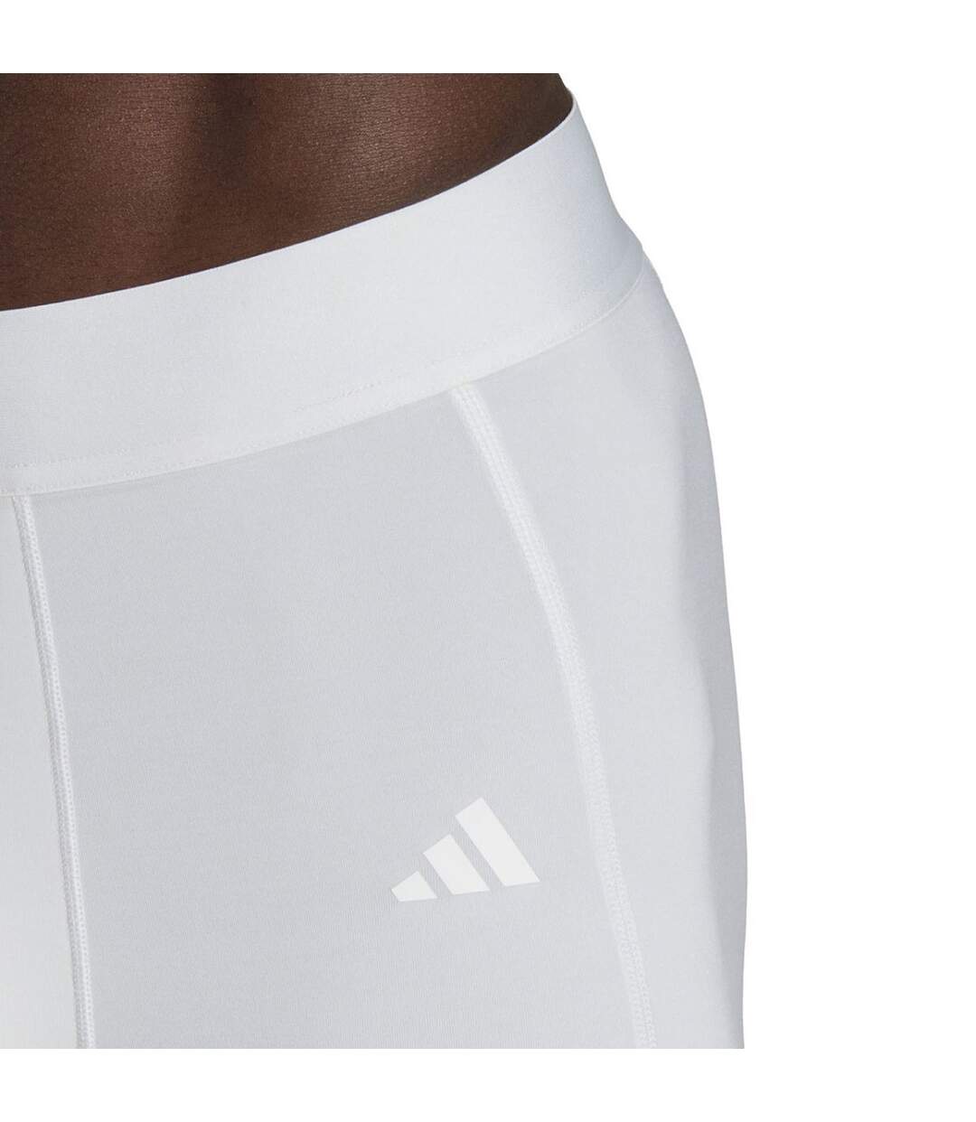 Collant Style Courte Homme Blanc Adidas-4