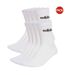Lot De 10  Chaussettes Linear Adulte Blanc Adidas-1