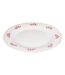 Lot de 6 Assiettes Plates Fleur de Rose 26cm Multicolore-2