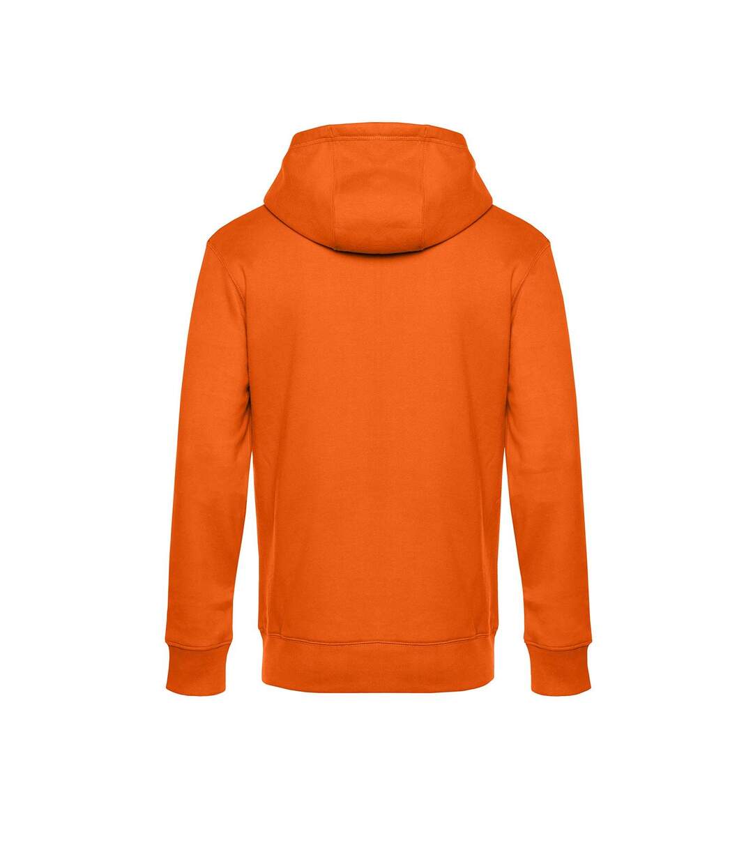 Mens King Hooded Sweater Orange Pure B&C-2