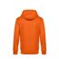 Mens King Hooded Sweater Orange Pure B&C-2