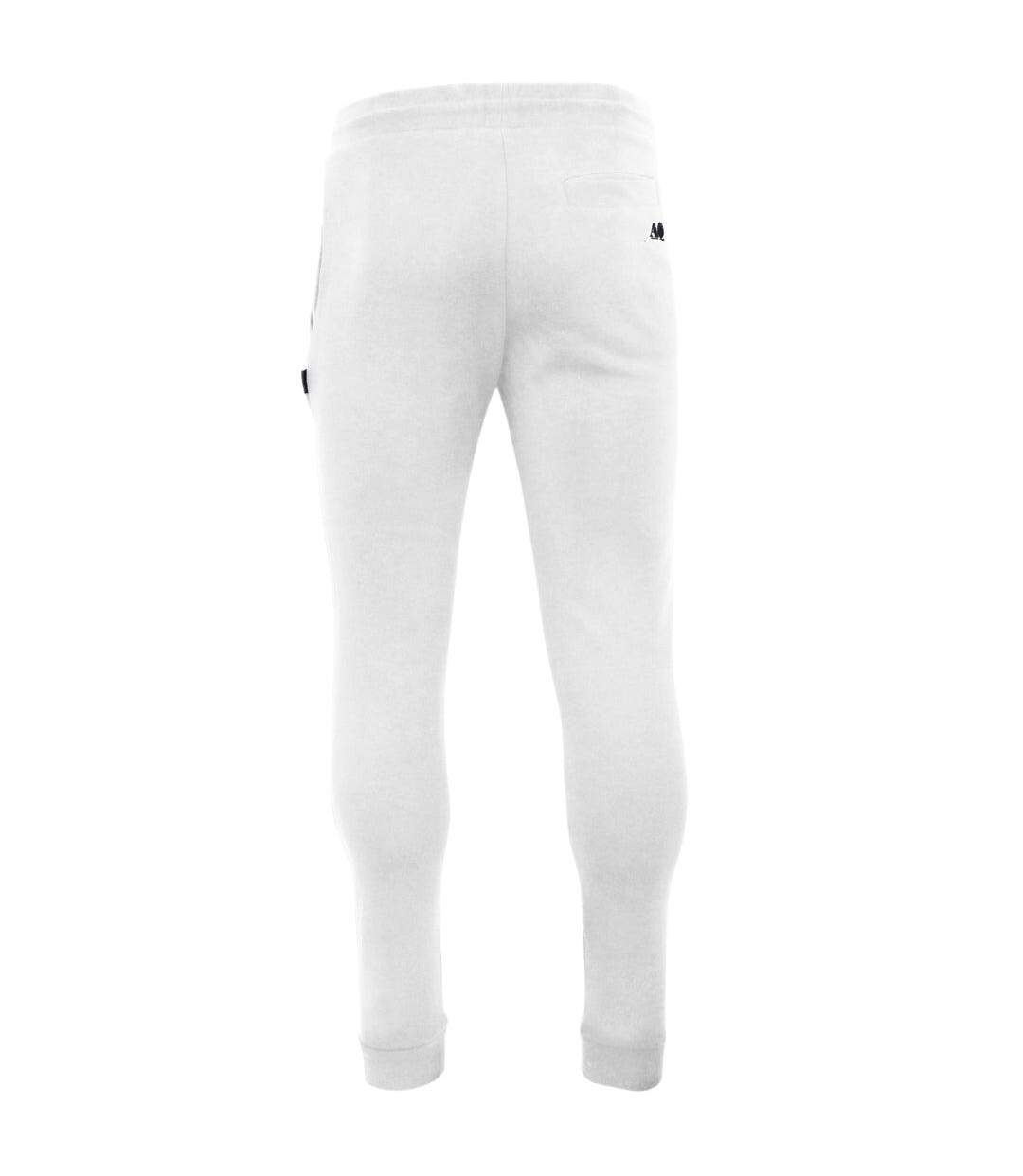 Pantalon De Jogging Motif Logo Homme Blanc Aquascutum-2
