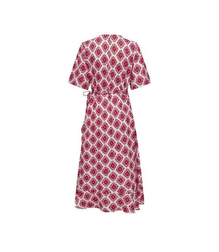 Robe longue rouge femme only leah - s