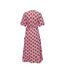 Robe longue rouge femme only leah - s-3
